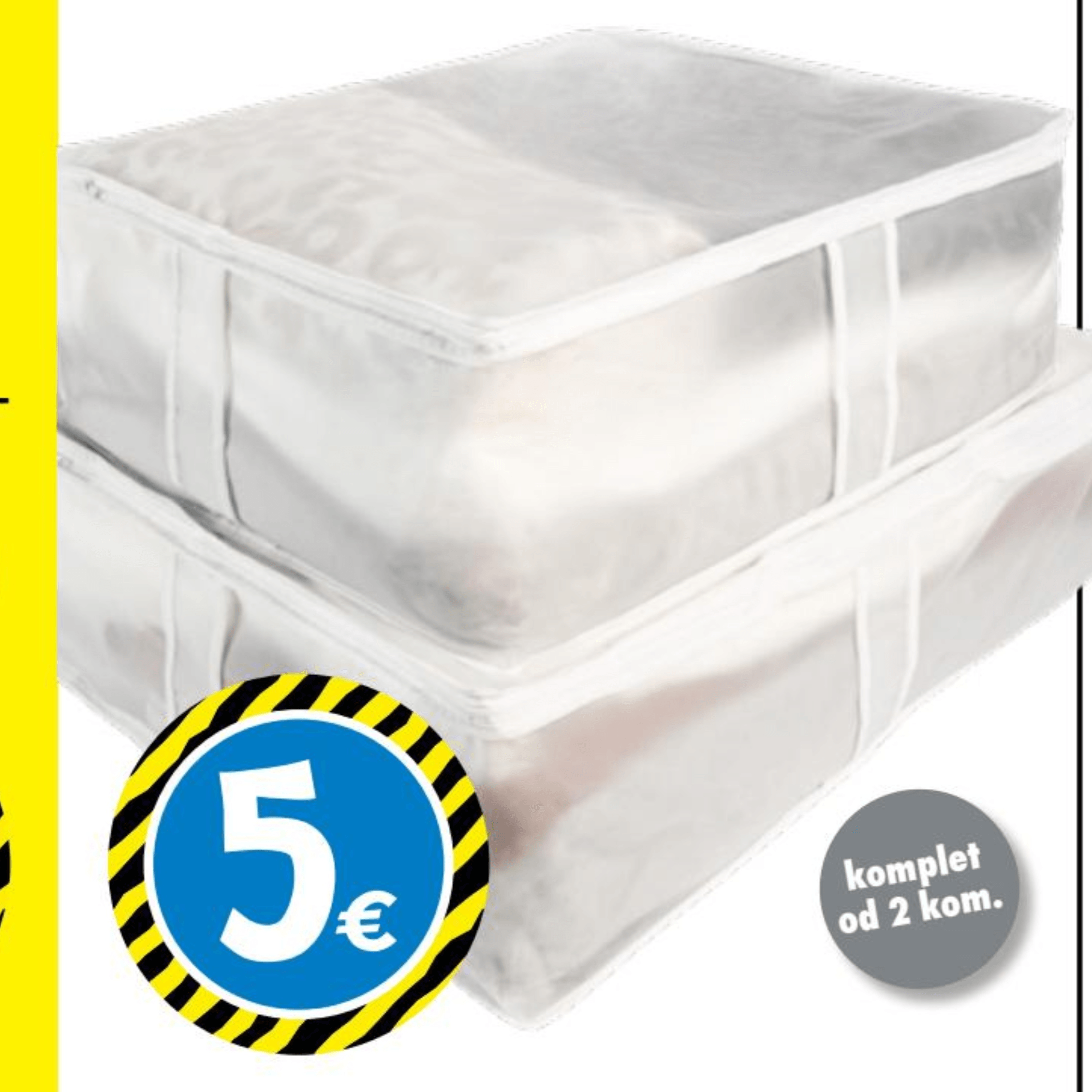 Komplet vreća za pohranu ispod kreveta 2 kom - Akcija u trgovini Tedi