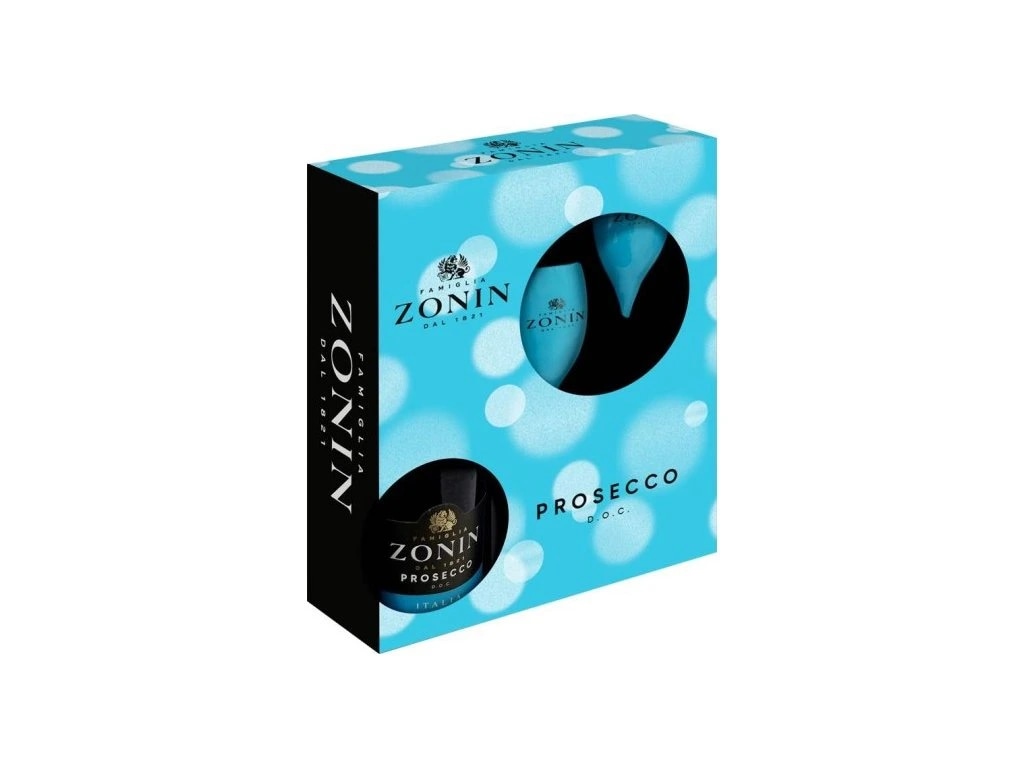 ZONIN Prosecco 0,75 l + 2 čaše