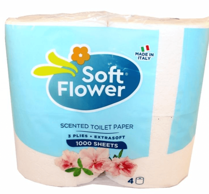 Toaletni papir Soft Flower 4 role