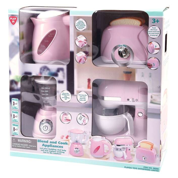 Set malih kuhinjskih aparata, ružičasti