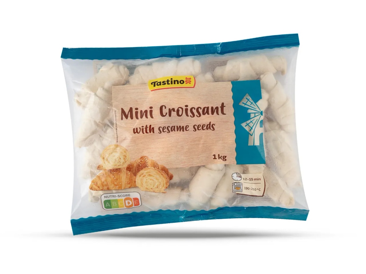 TASTINO Mini croissant sa sezamom 1 kg - Akcija u trgovini Lidl