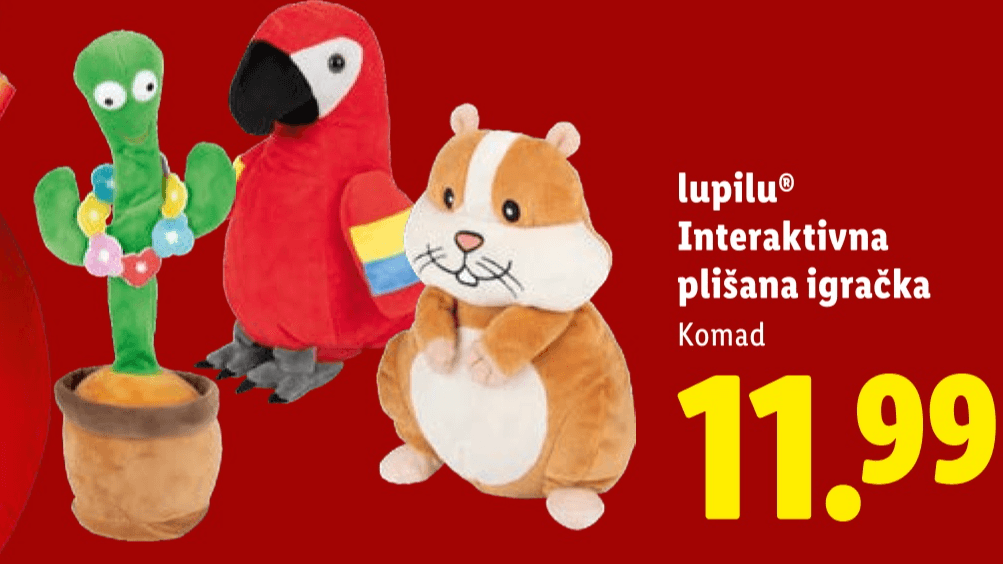 Interaktivna plišana igračka