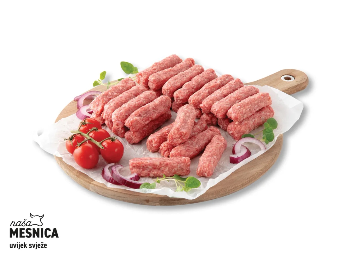 Svježi ćevapčići XXL 1 kg - Akcija u trgovini Lidl