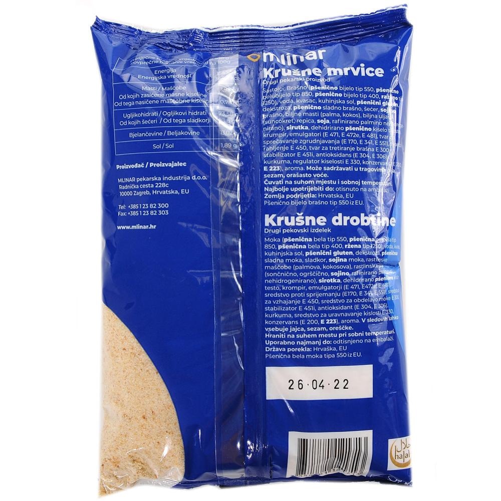 Mlinar Krušne mrvice 500 g - Akcija u trgovini Kaufland