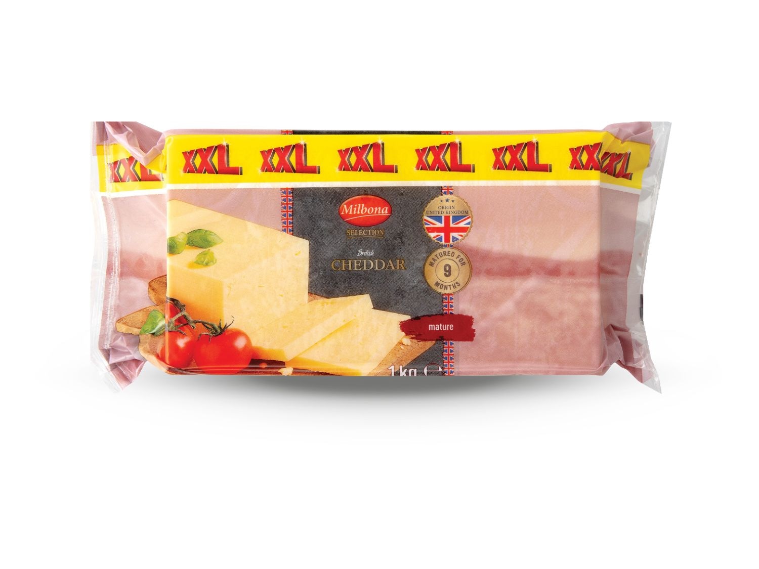 Milbona Cheddar Mature XXL 1 kg