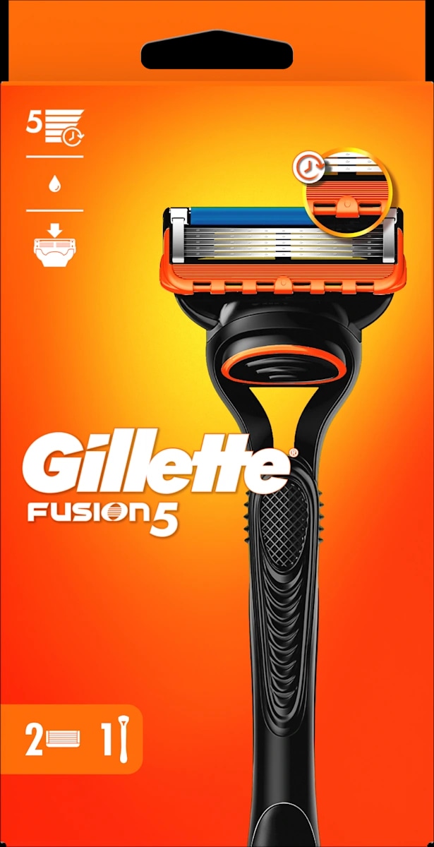 Gillette Fusion 5 1 brijač + 2 britvice - Akcija u trgovini Bipa