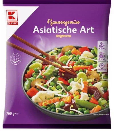 Mješavina povrća 750 g - Akcija u trgovini Kaufland