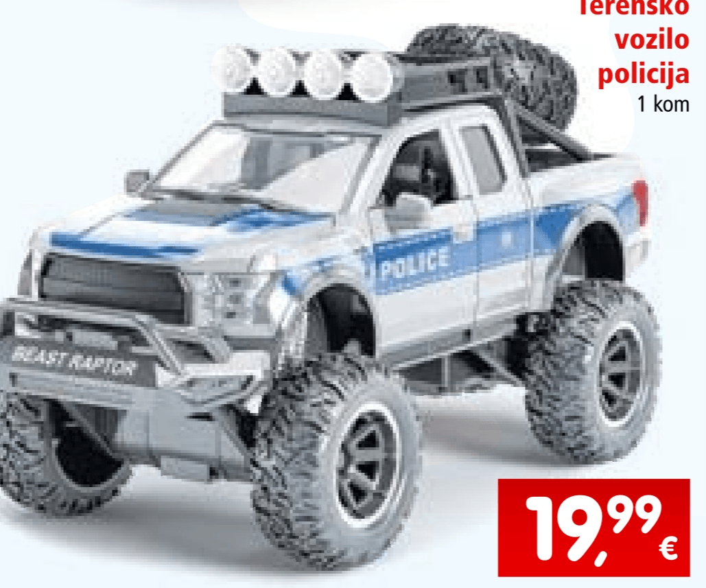 Terensko vozilo policija 1 kom