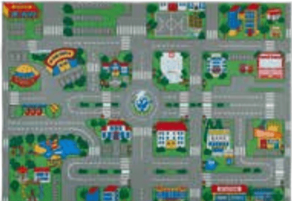 Tepih City cca 100x150 cm - Akcija u trgovini Lesnina