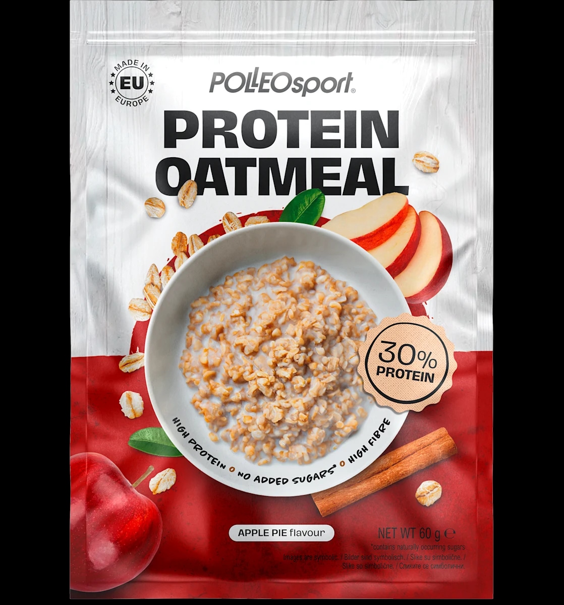 Polleo Sport proteinska zobena kaša pita od jabuke 60 g - Akcija u trgovini Dm