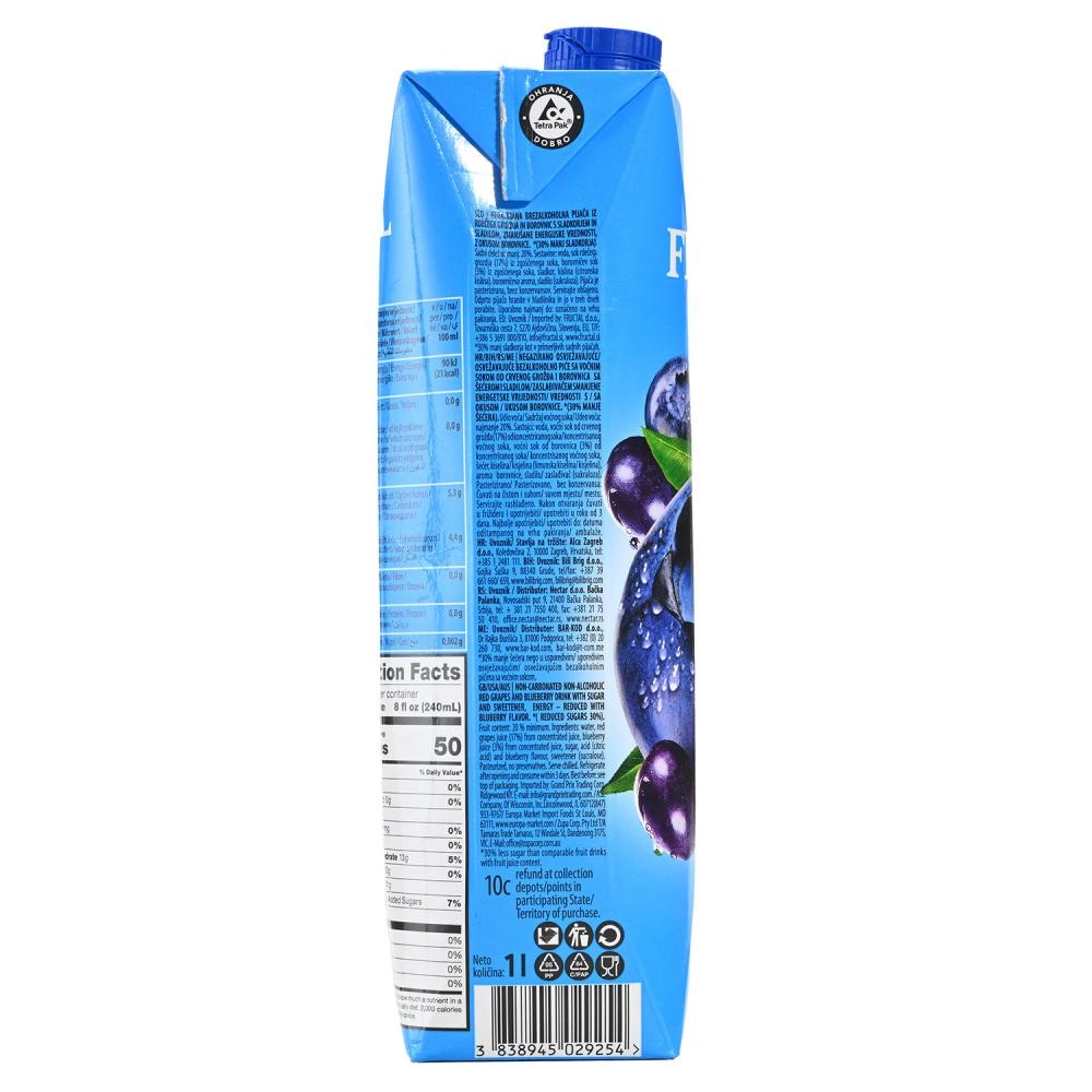 Nektar borovnica 1 l