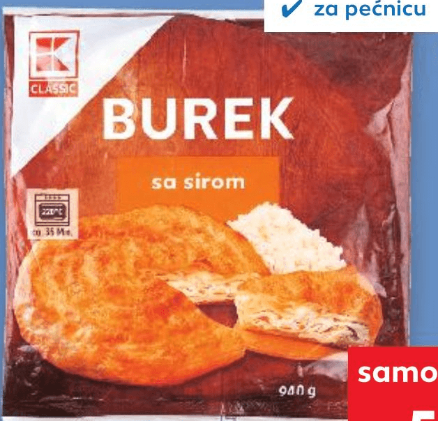 Burek ili Pita sa sirom 900 ili 940 g