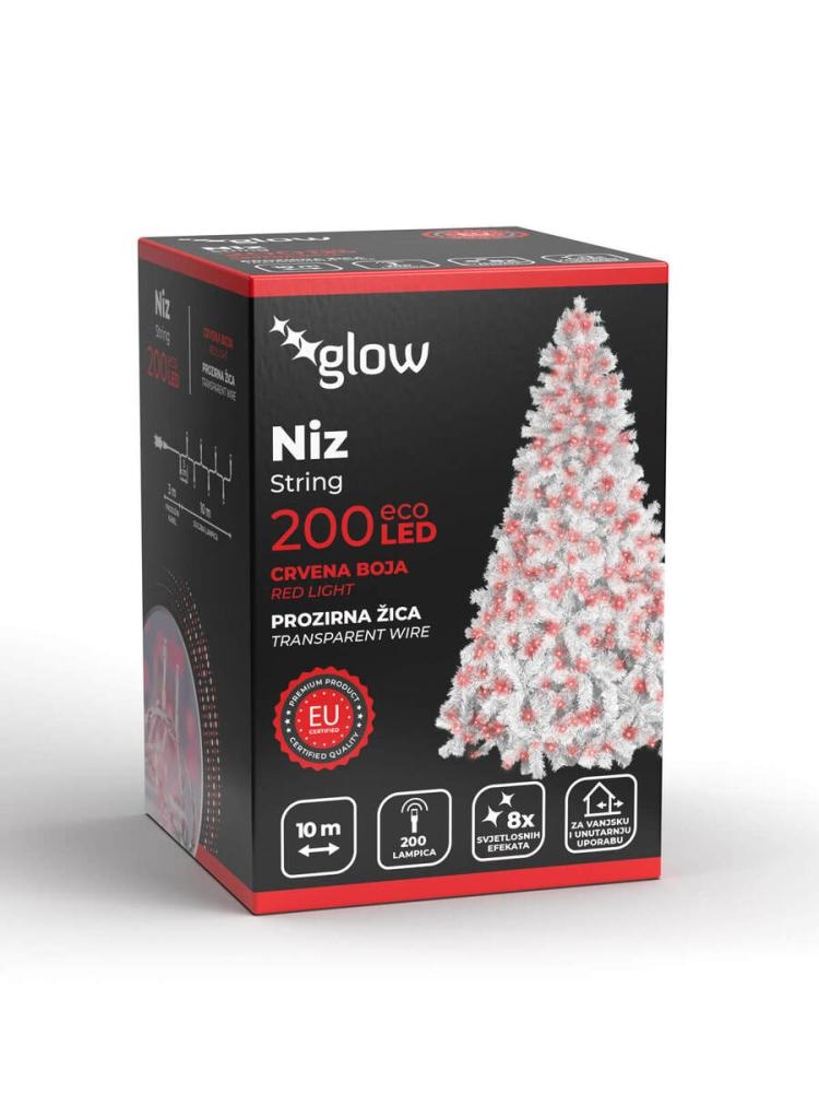 Božićne žaruljice Glow LED 200 200 LED žaruljica