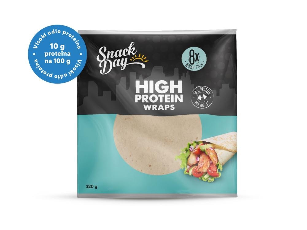 SNACK DAY High protein tortilje 320 g - Akcija u trgovini Lidl