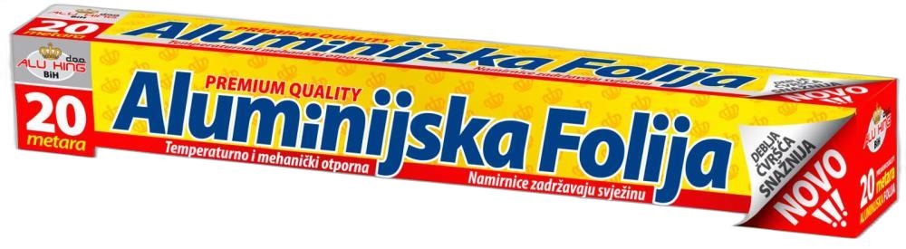 Alu King Folija aluminijska premium 20m - Akcija u trgovini Pivac