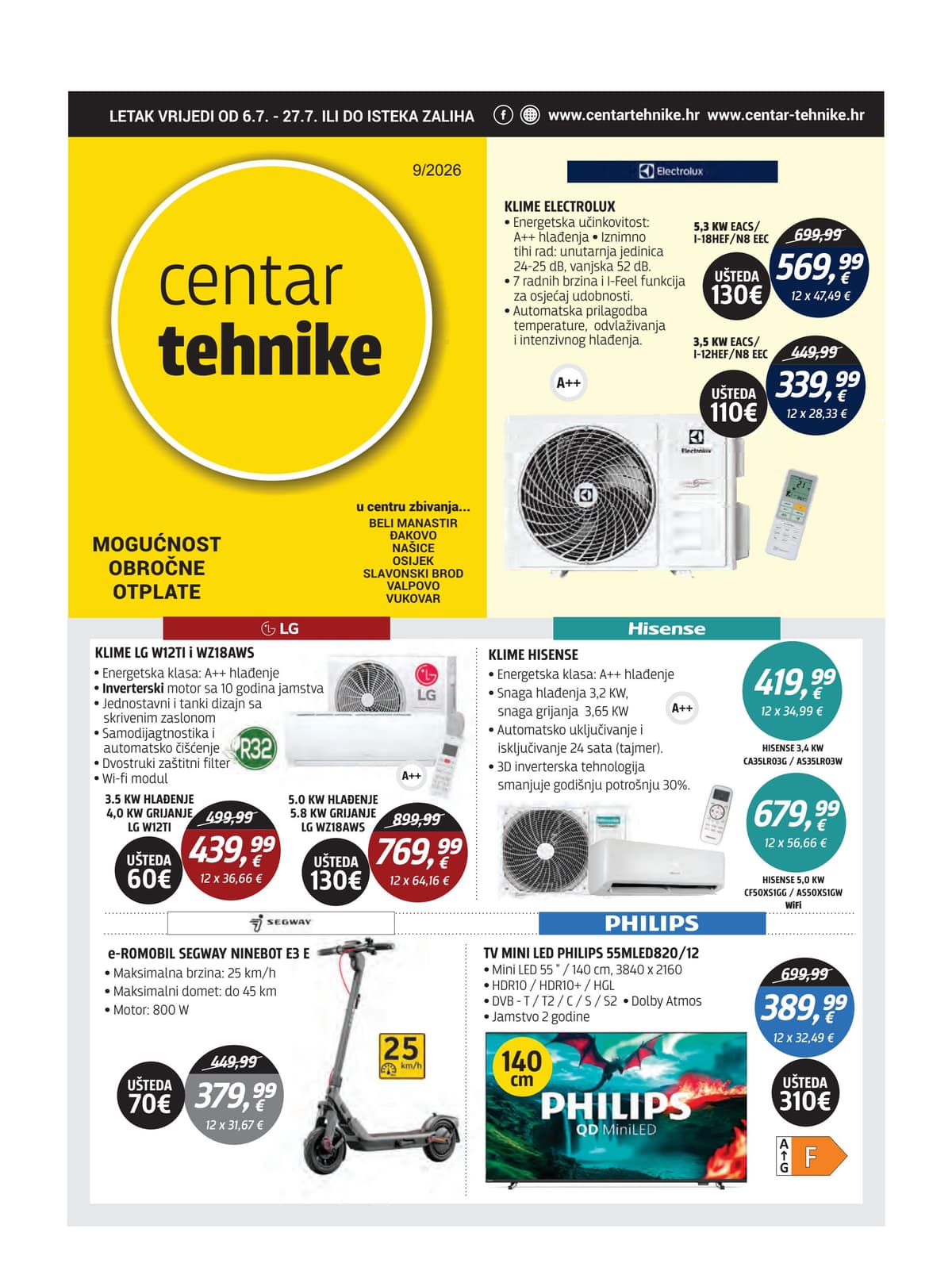 Centar Tehnike katalog od 06.07.2026 - Srpanj 2026