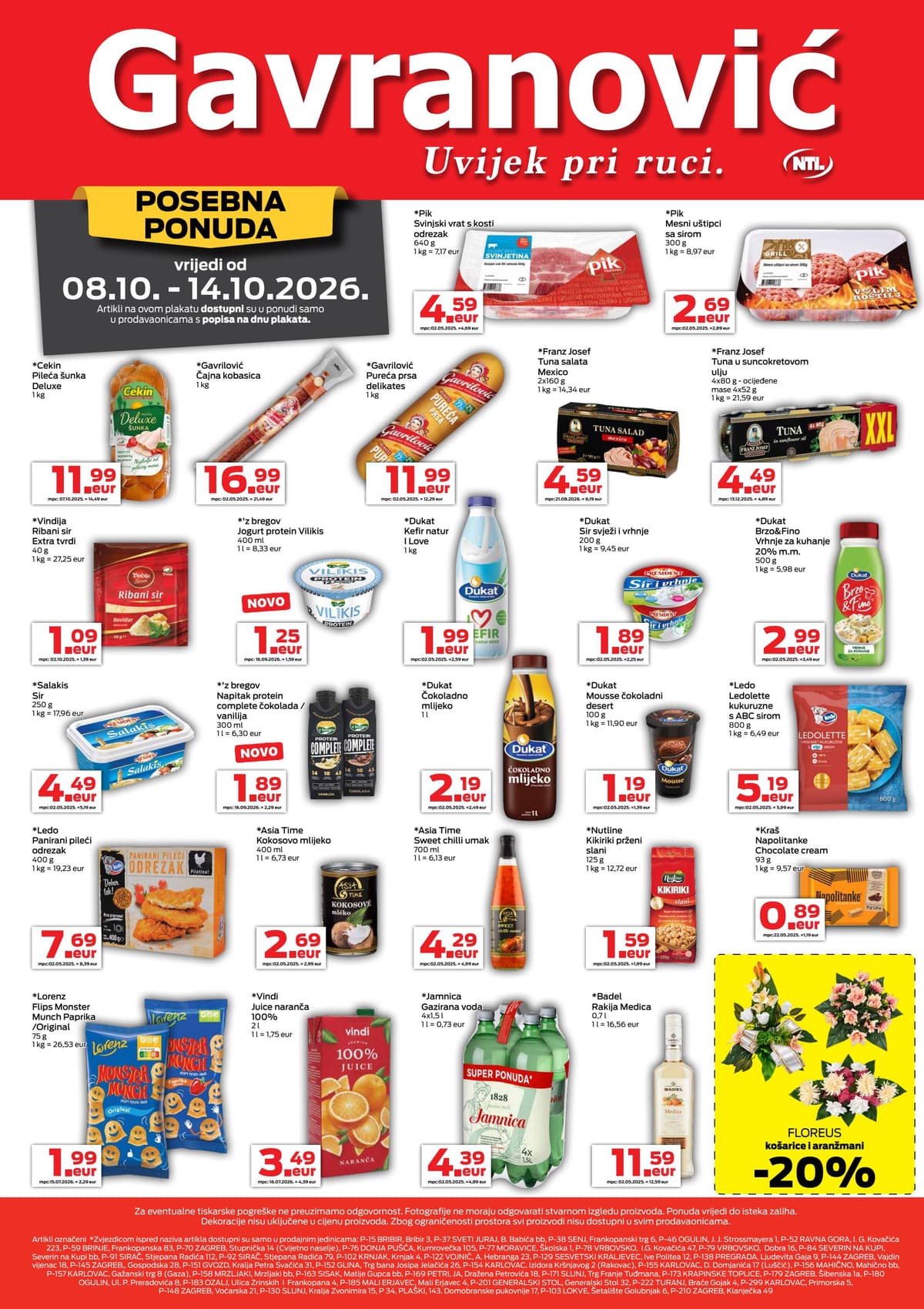 gavranovic katalog od 08.10.2026. - Gavranović katalog