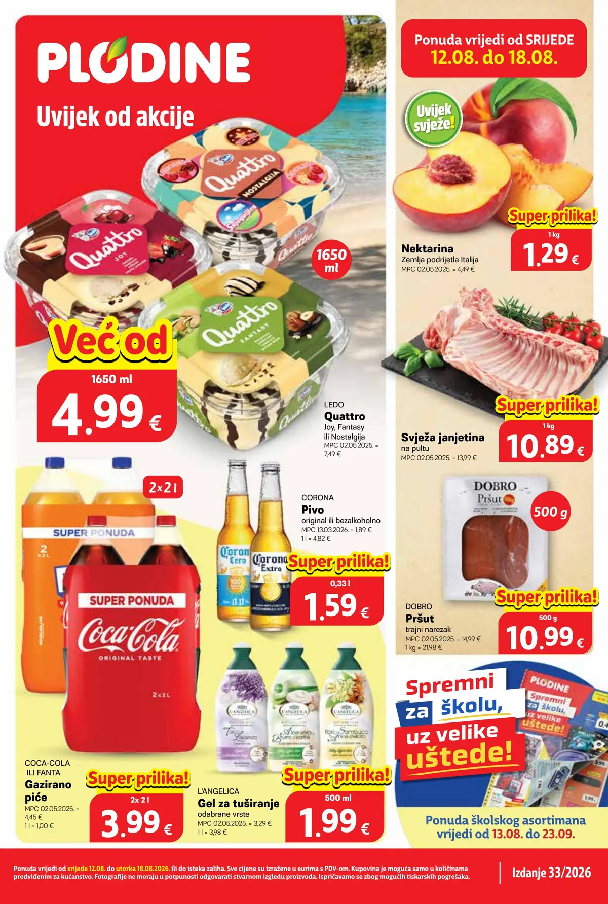 Plodine katalog od 12.08.2026. - Tjedna Akcija