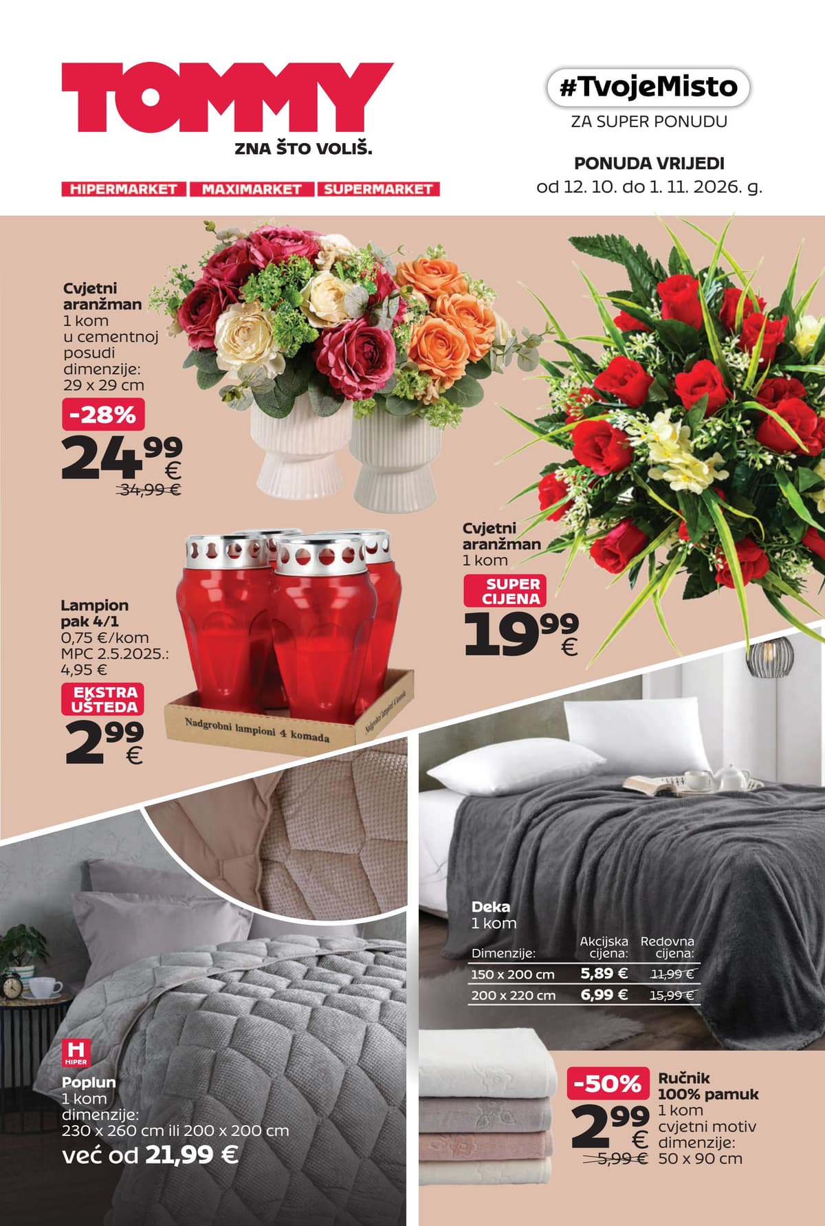 tommy katalog od 12.10.2026. - Svi sveti i kućanstvo