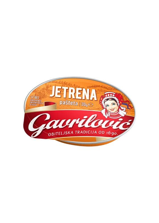 Gavrilović pašteta 30 g Akcija u trgovini Bakmaz