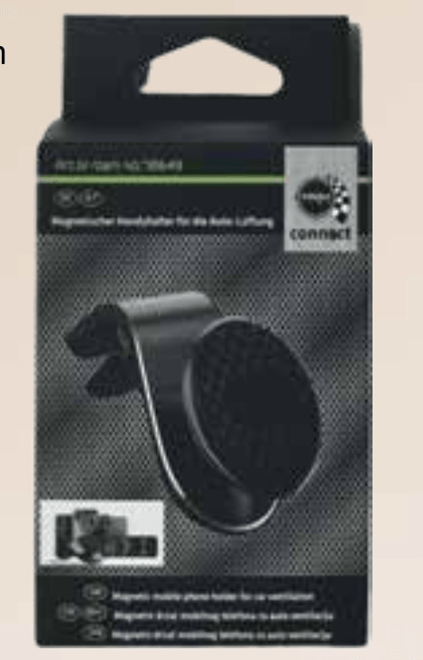 Držač mobitela magnetni za auto ventilaciju AO72649 CONNECT - Akcija u trgovini KTC