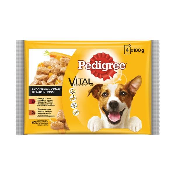 Pedigree Hrana za pse 4x100 g Akcija u trgovini Kaufland