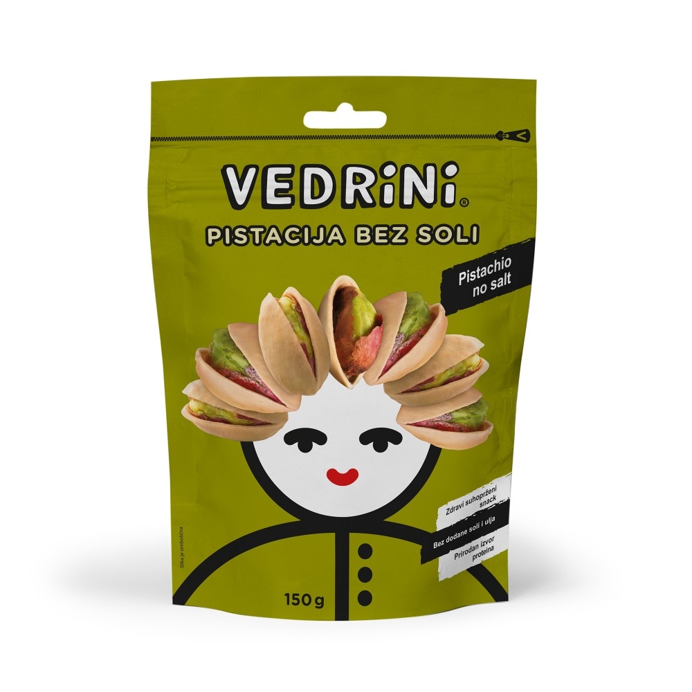 VEDRINI Pistacio suhoprženi neslani 150 g - Akcija u trgovini Kaufland