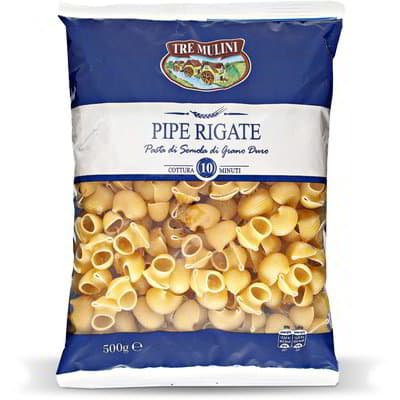 Tjestenina Tre Mulini Bucatini/Pipe Rigate 500 g Akcija u trgovini Eurospin