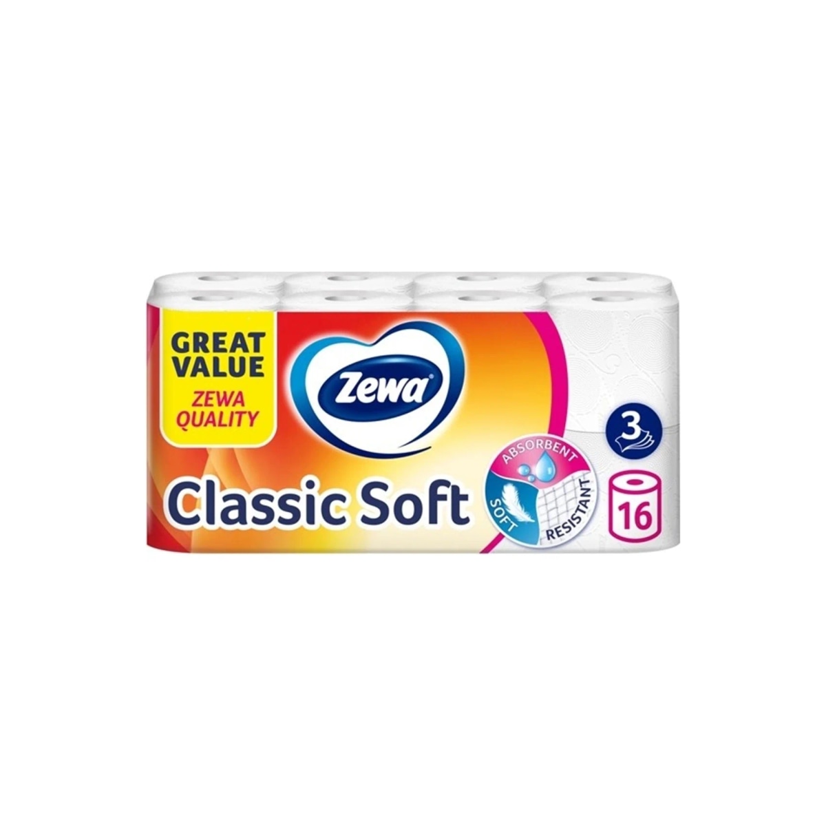 ZEWA Toaletni papir Classic Soft 16 x 120 listića Akcija u trgovini Lidl