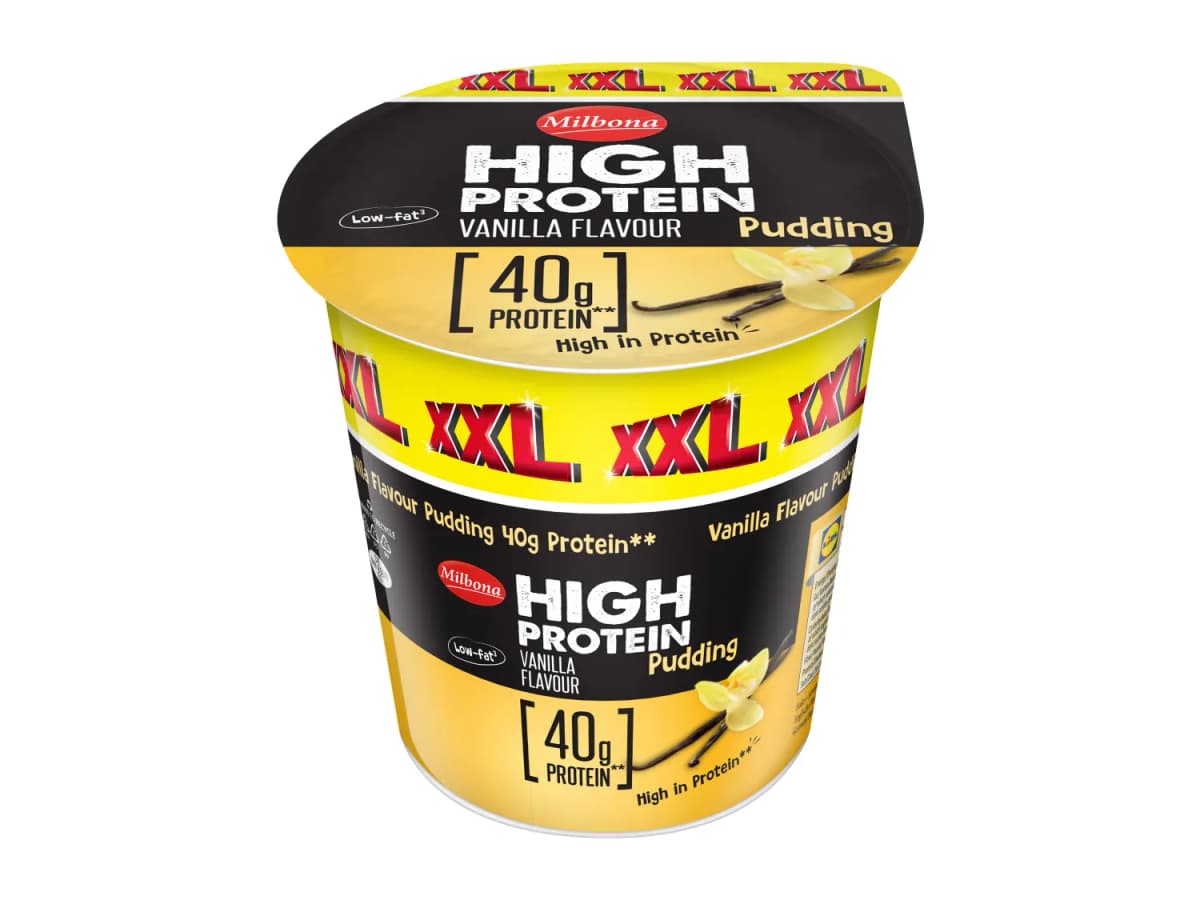 Milbona High protein puding XXL 400 g Akcija u trgovini Lidl