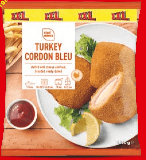 CHEF SELECT Pureći Cordon Bleu 1.5 kg - Akcija u trgovini Lidl