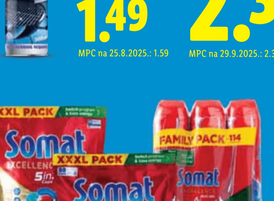 Somat Tabs Premium 4u1, Trio gel ili Caps Excellence 5u1 80 ili 88 kom ili 3x684ml - Akcija u trgovini Lidl