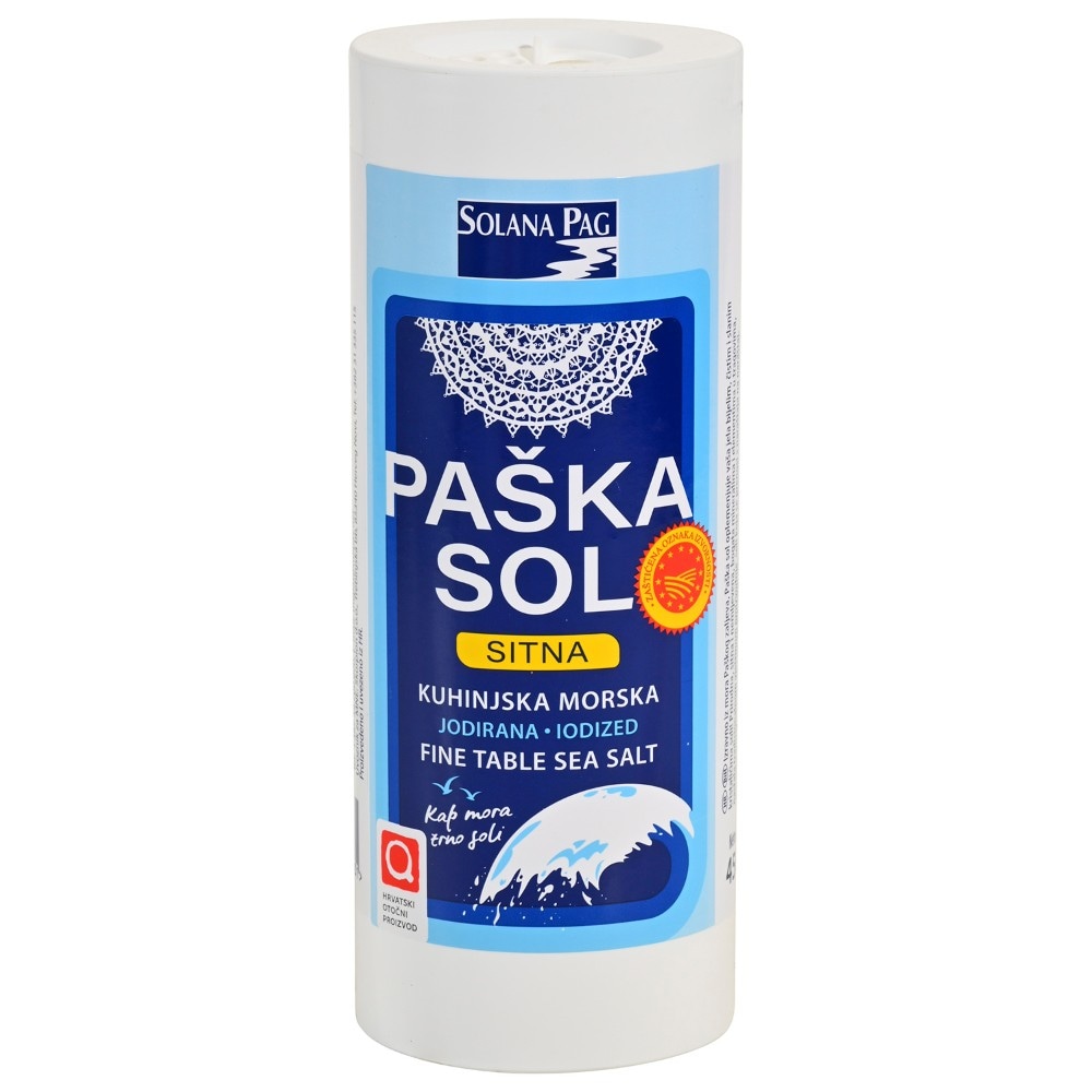SOLANA PAG Sitna morska sol 450 g - Akcija u trgovini Ribola