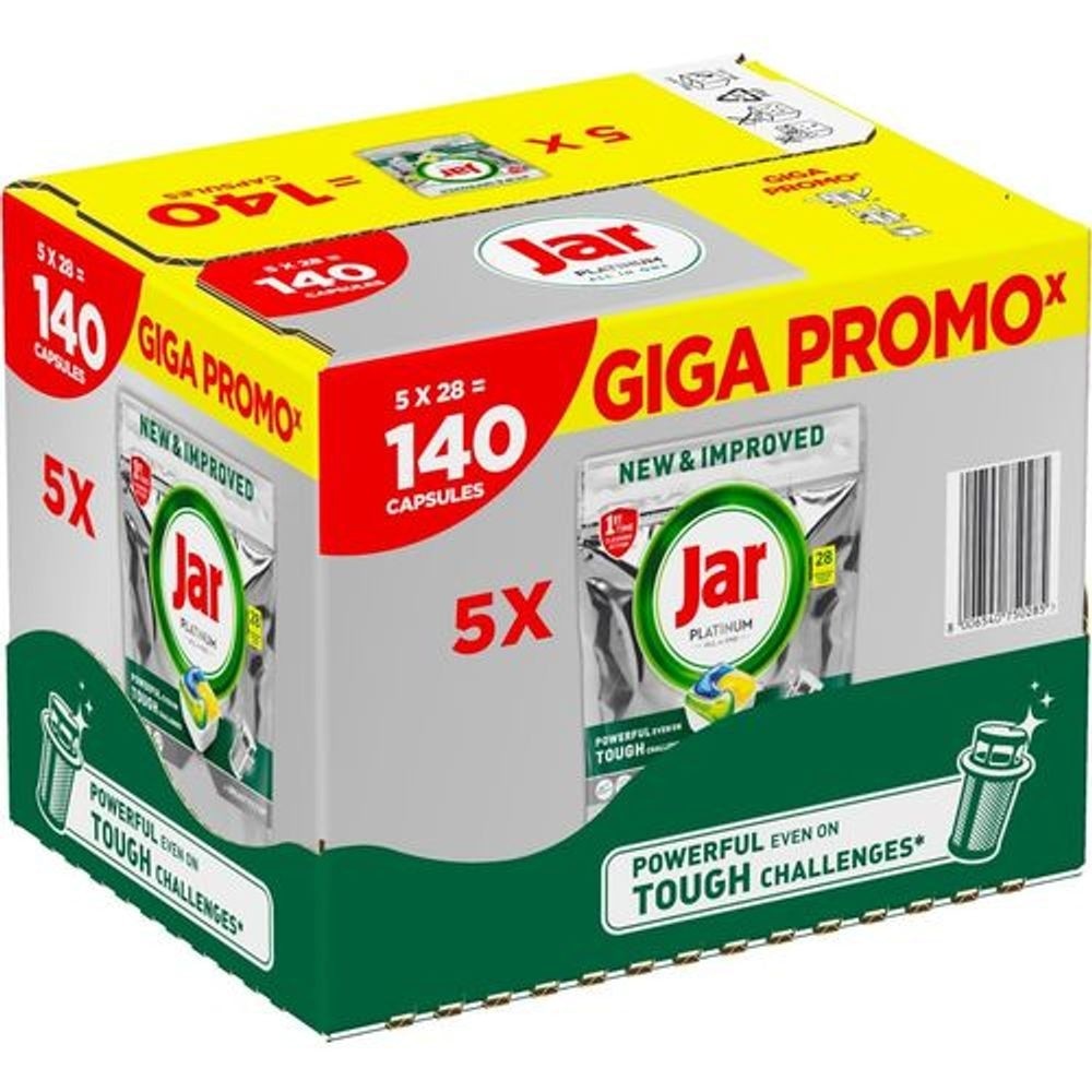 Jar tablete za strojno pranje posuđa 125 ili 140 kom Akcija u trgovini KTC