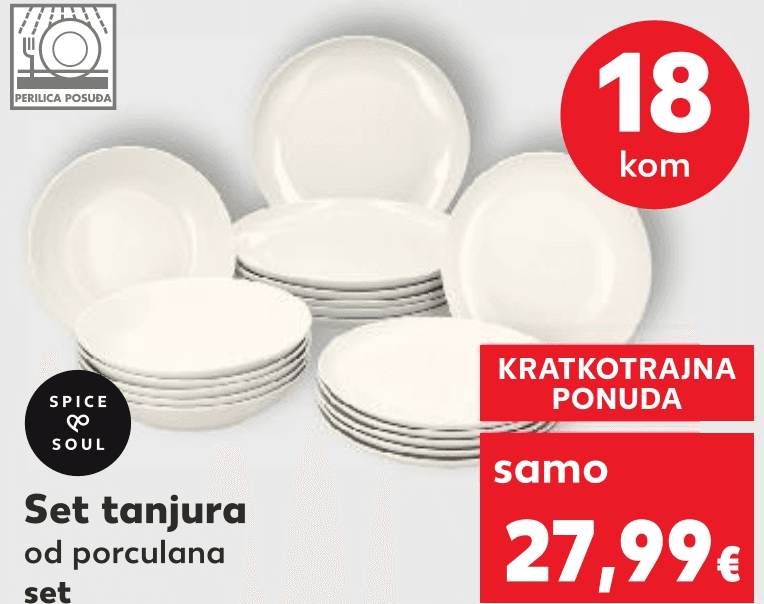 Spice & Soul Set tanjura 18 kom Akcija u trgovini Kaufland