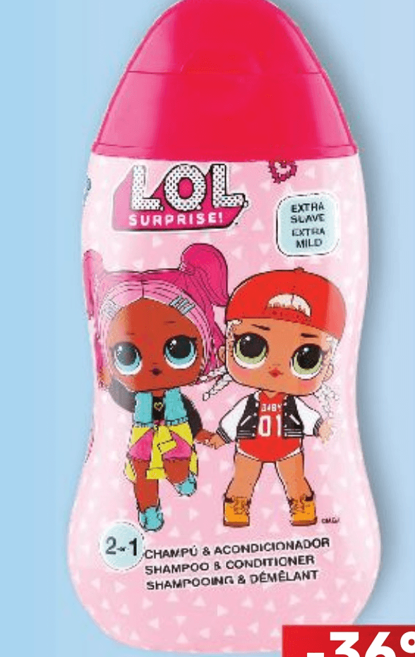 LOL Šampon i regenerator 400ml LOL SURPRISE! - Akcija u trgovini Kaufland