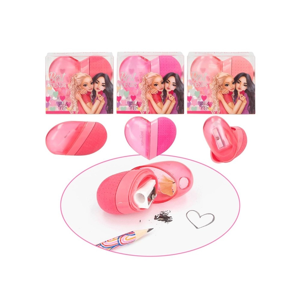 Gumica Heart + šiljilo 2/1 set Akcija u trgovini Konzum