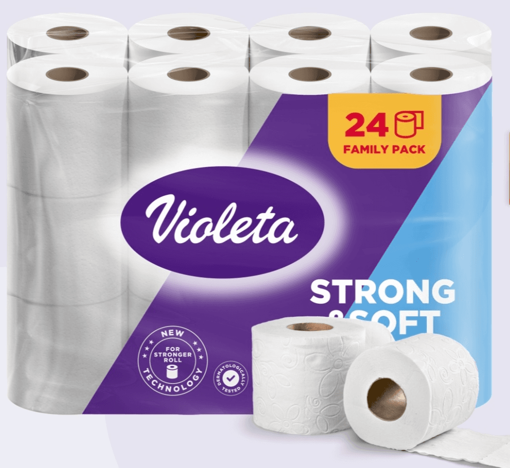 Toaletni papir Violeta Obiteljski 24/1 Akcija u trgovini Boso