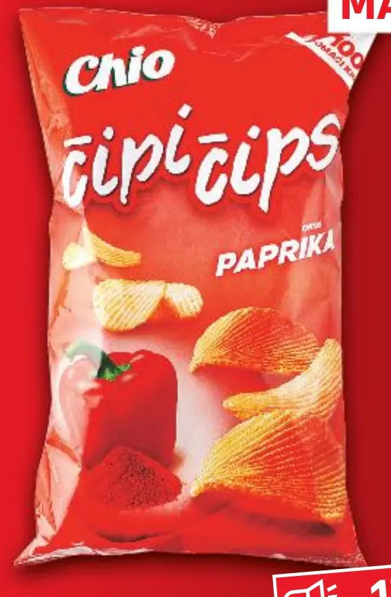 Chio Čipi Čips 120g - 130g Akcija u trgovini Kaufland