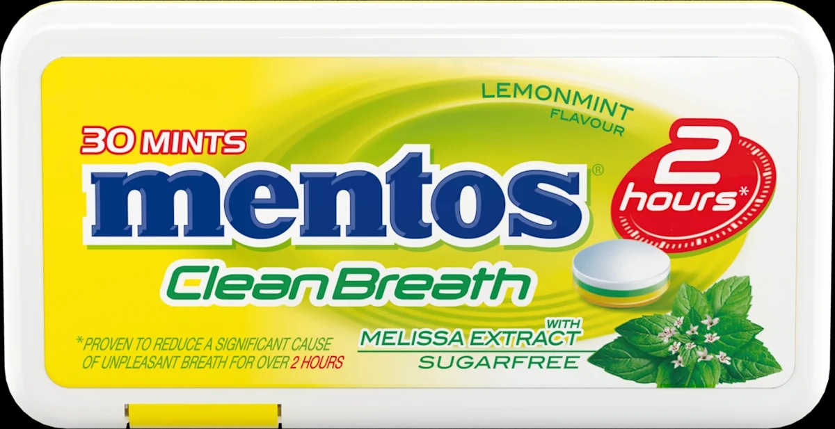 Mentos Clean Breath Lemonmint 21 g - Akcija u trgovini Dm
