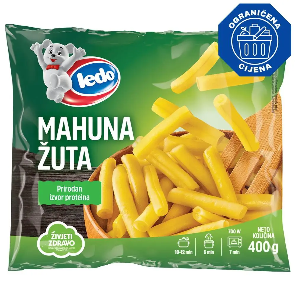 Ledo mahuna žuta 400g Akcija u trgovini Konzum