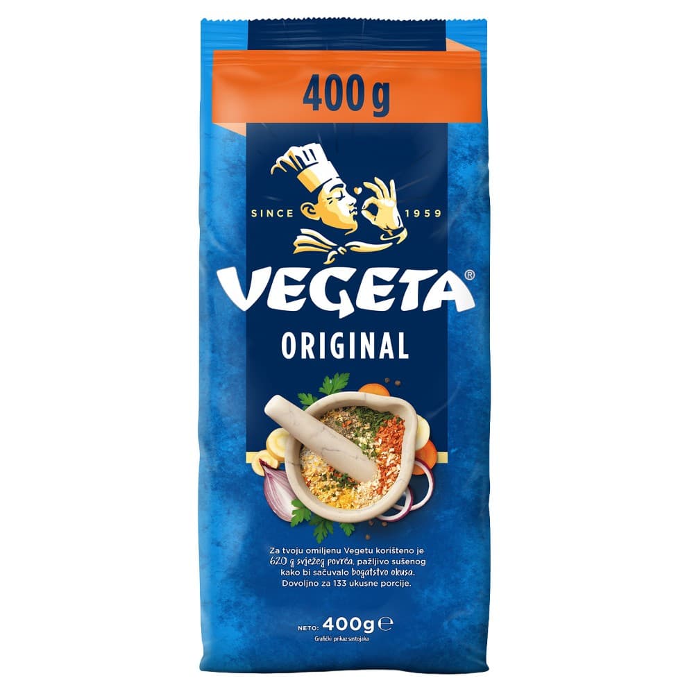 Vegeta dodatak jelima s povrćem 400 g Akcija u trgovini Ribola