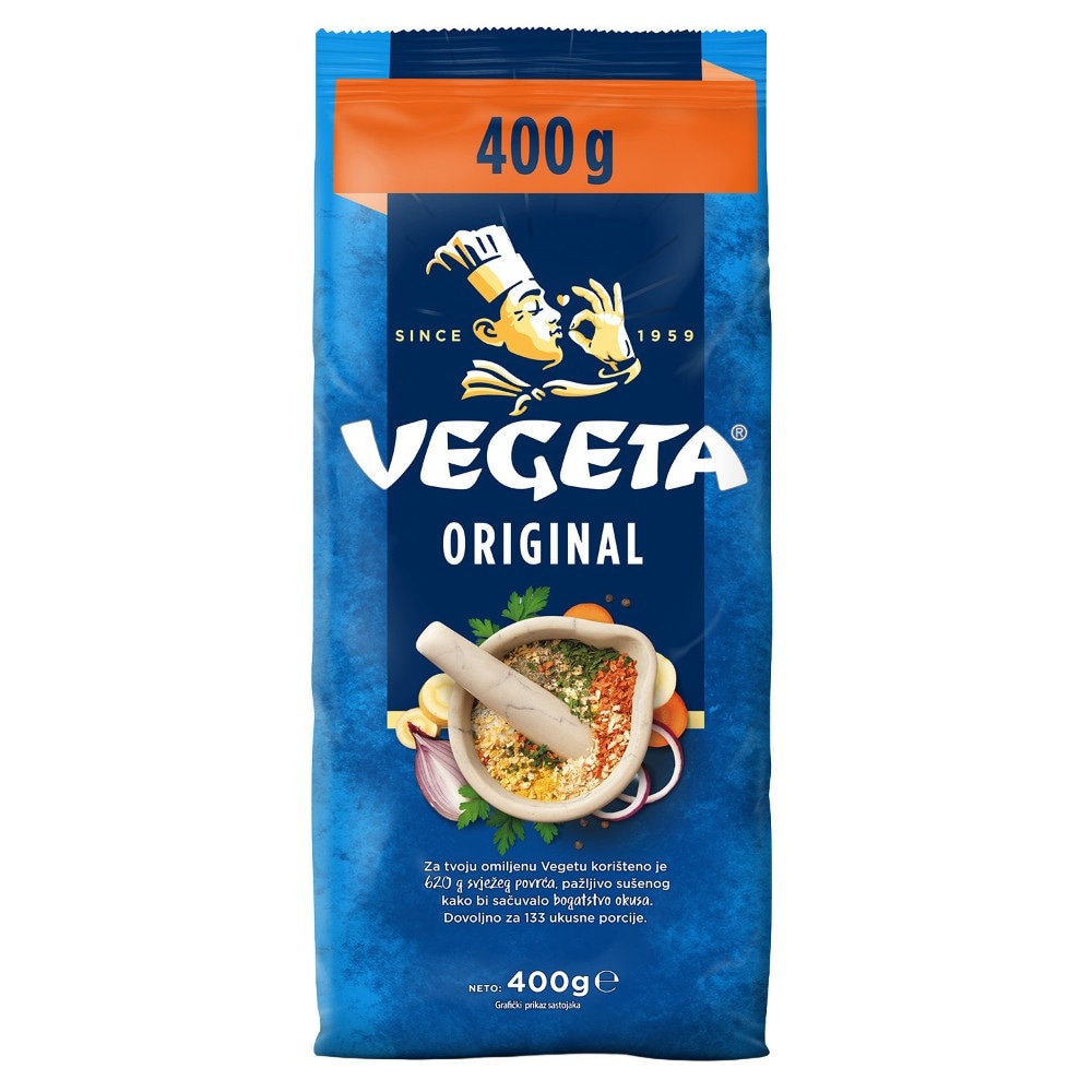 Vegeta Dodatak jelima s povrćem original 400 g - Akcija u trgovini NTL