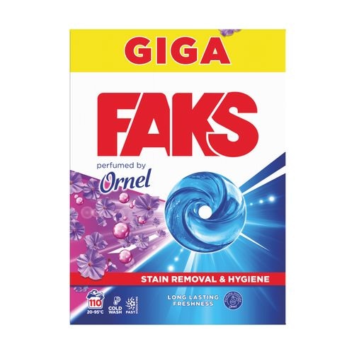 FAKS sredstvo za pranje rublja prašak 110 pranja, 6,05 kg - Akcija u trgovini Mueller