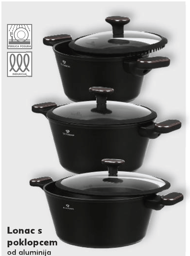 Lonac s poklopcem BLAUMANN - Akcija u trgovini Kaufland