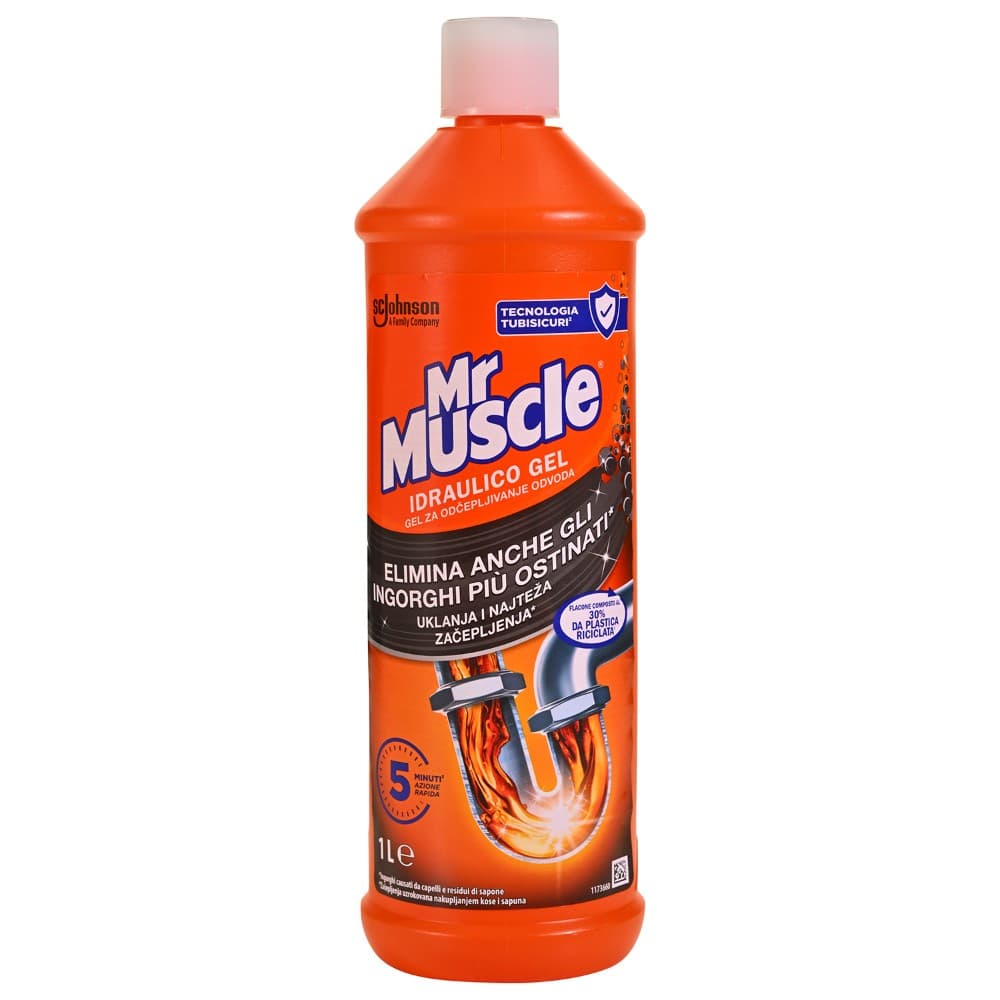 Mr Muscle sredstvo za odčepljivanje odvodnih cijevi 1 l Akcija u trgovini Bakmaz