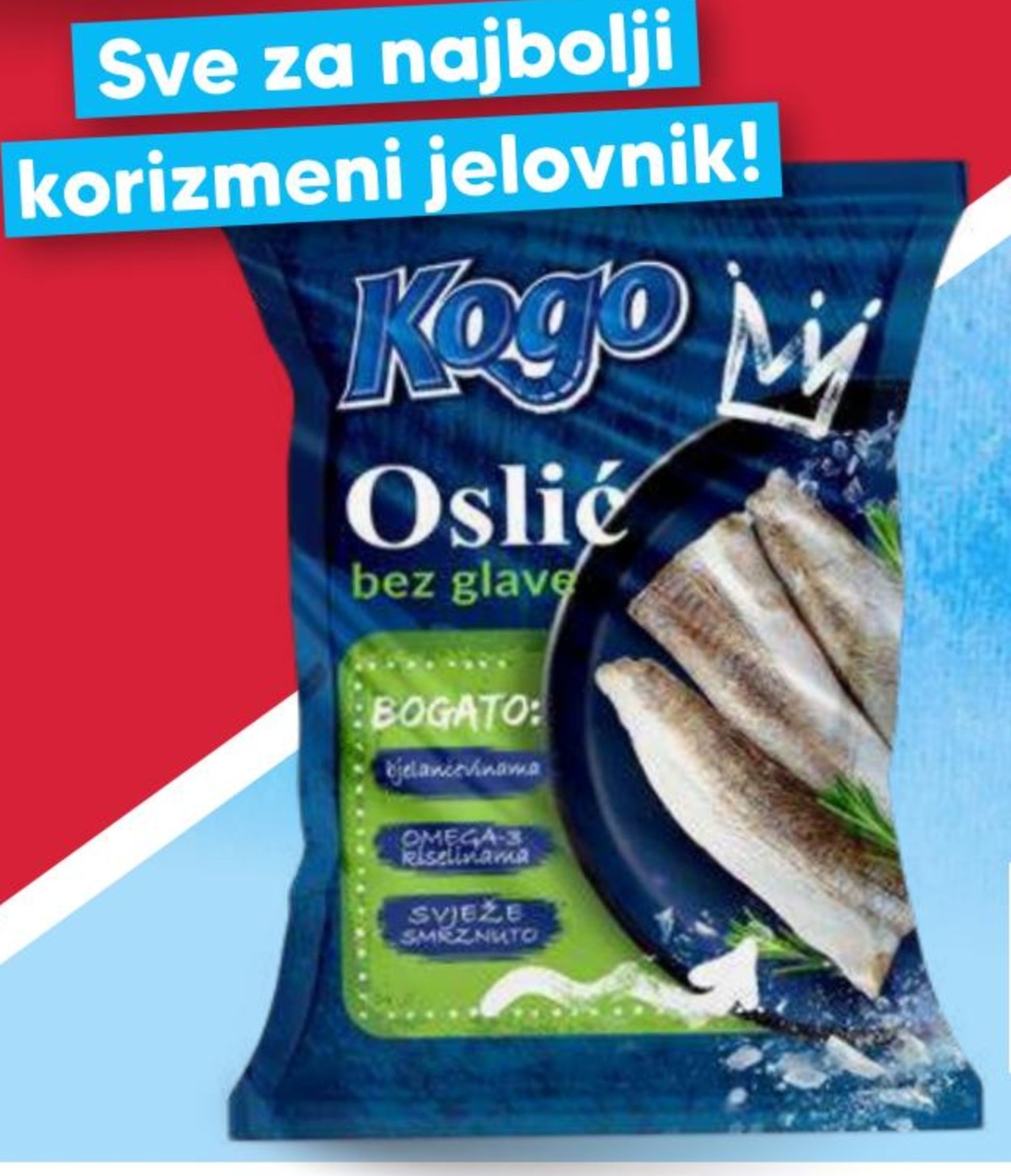 KOGO Oslić 800g - Akcija u trgovini Pivac