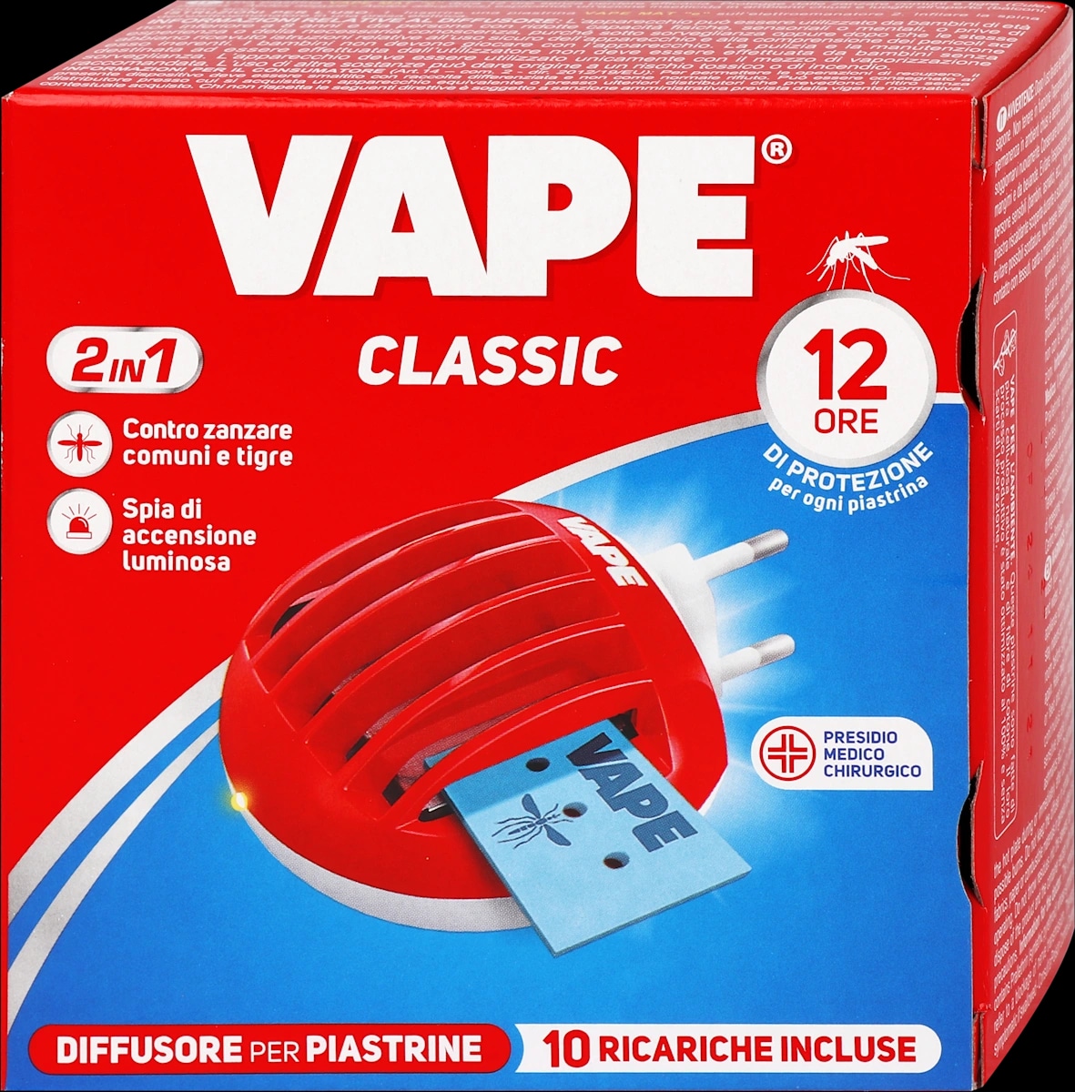 Vape električni aparat za komarce + tablete 10 kom., 1 kom. - Akcija u trgovini Dm