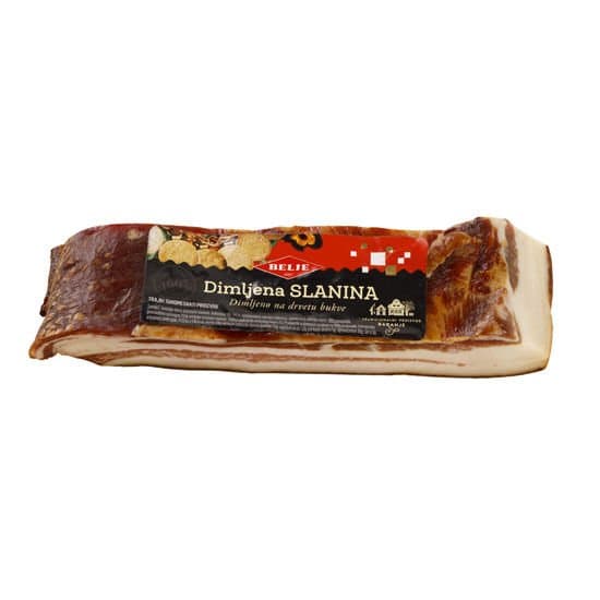 Dimljena slanina cca 400 g Belje Akcija u trgovini Spar