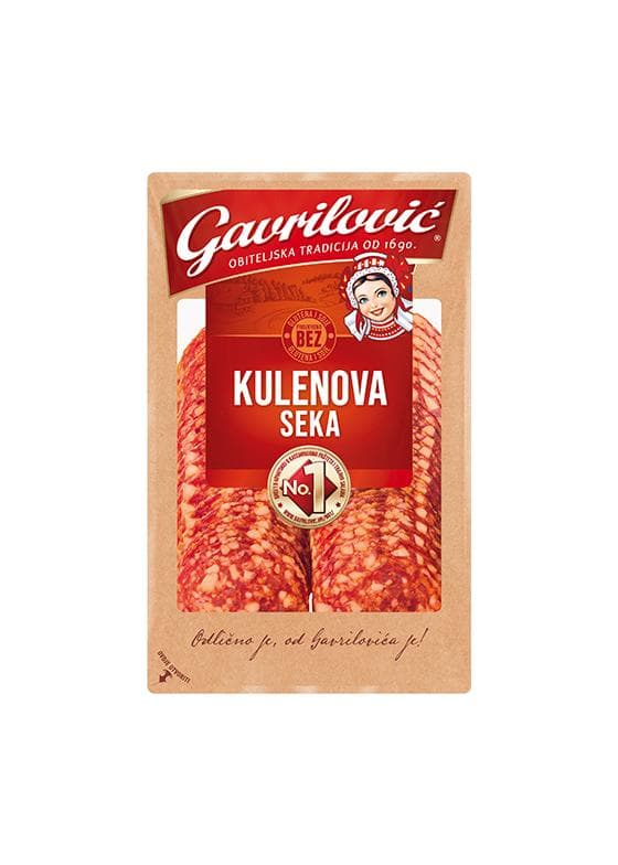 Kobasica Kulenova seka Gavrilović 80 g Akcija u trgovini Bakmaz